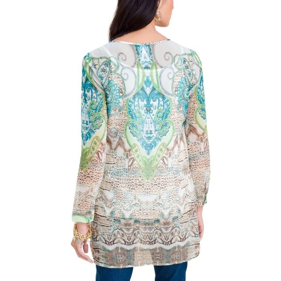 Chico's Paisley Tunic - Picture 8 of 8